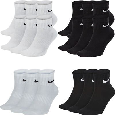 Nike Dri-Fit Unisex Alltag gepolsterte Trainingssöckchen 3/6 Paar