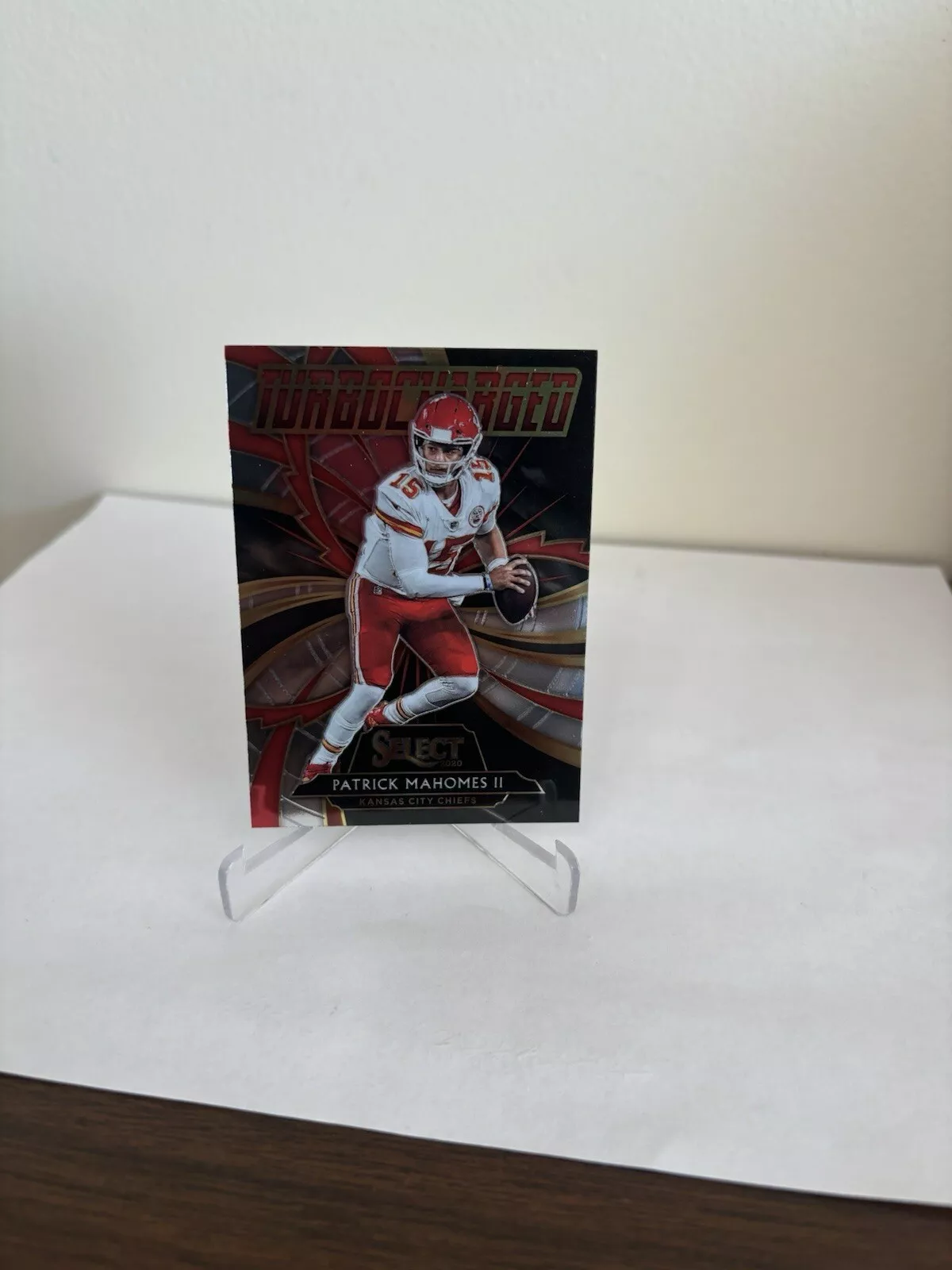 Patrick Mahomes trading card
