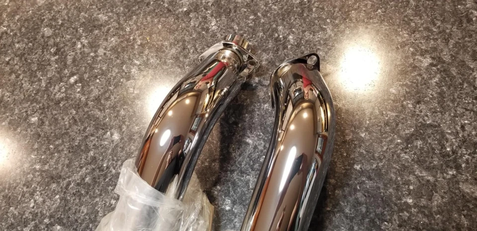 Новый жесткий хром 2,5 «стриппер прямые выхлопные трубы Honda Phantom 2010 и другие годы - Изображение 2 из 4