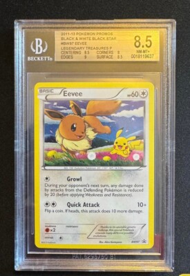 eeve bw97 black star promos legendary treasures bgs 8,5 