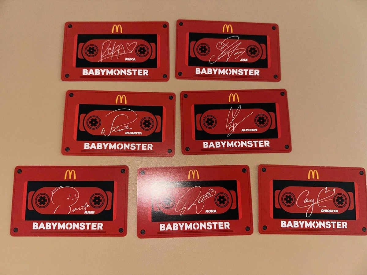BABYMONSTER X MC DONALD'S HONG KONG COLLAB OFFICIAL