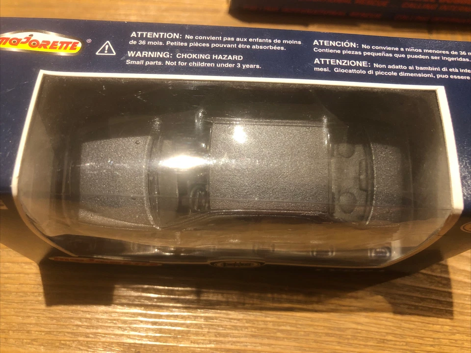 Vintage Majorette Landis Lybra Saloon 1998 Silver Grey 1/43 Diecast - Image 3 of 4