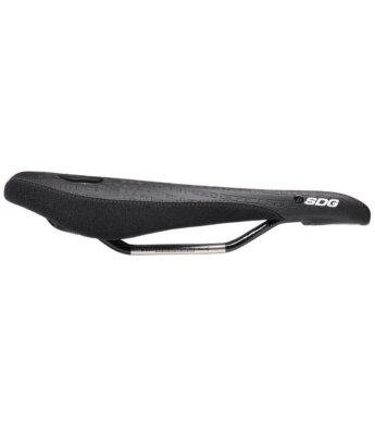 SDG Duster MTN Saddle: Cro-Mo, Black Saddle