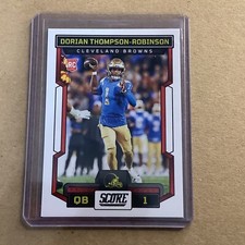 2023 Score Football Rookie Card Dorian Thompson-Robinson #314 A-50. rookie card picture