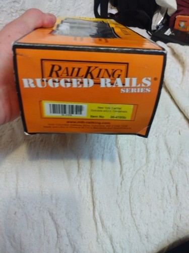 Rail King O MTH Tough & Rugged 0-27 Freight Car Tanker New York Chicago NEW - Picture 7 of 9