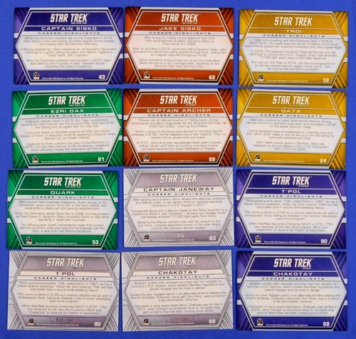CAJA DE INFLEXIONES STAR TREK ABRÍ KURROS, CAÑA, ARTILLERO AUTOS JASON ALEXANDER - Imagen 7 de 11