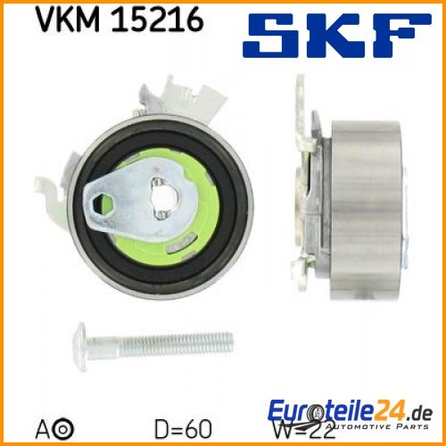 Spannrolle, Zahnriemen Skf VKM15216 FüR Opel Astra G Caravan-image