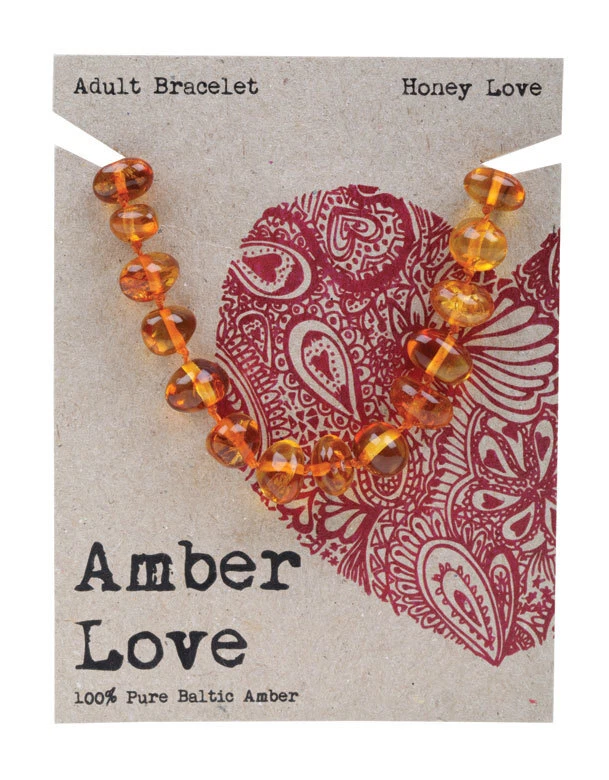Amber Love Baltic Amber Bracelet Honey Love 20cm eBay