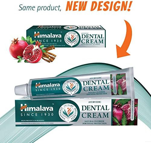 Himalaya Ayurvedic Dental Cream Neem & Pomegranate Herbal Toothpaste Pack of 3 - Picture 5 of 6