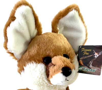 Xlarge Sitting Fennec Fox Plush Toy 15 inch by Fiesta Toy Soft