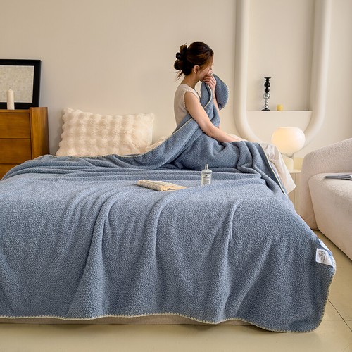 Velvet Blanket Warmful Soft On Sales Multi Size Chinese Blanket For Bed Solid - Picture 91 of 93