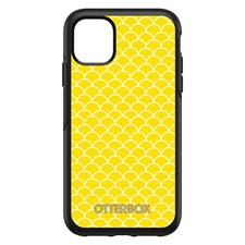 OtterBox Symmetry for Apple iPhone Pick Model - Yellow White Scalloped Pattern