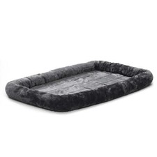 Midwest Quiet Time Dog Bed, Gray, 48" Easy To Care for And Long-lasting Double