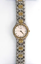 ESQ Watch Men Swiss 300210A Silver Gold Stainless St Quartz NON-WORKING