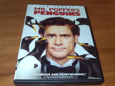 Mr. Poppers Penguins (DVD, Widescreen 2011)  Mister Popper's Jim Carey