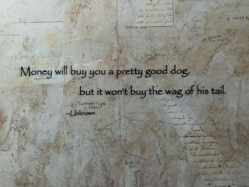 Dog Print Wood Frame 22 x 18 Very Nice - Picture 2 of 4