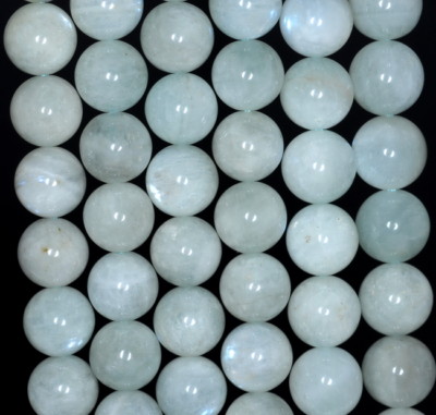 10MM GREEN MOONSTONE GEMSTONE GRADE AA ROUND LOOSE BEADS