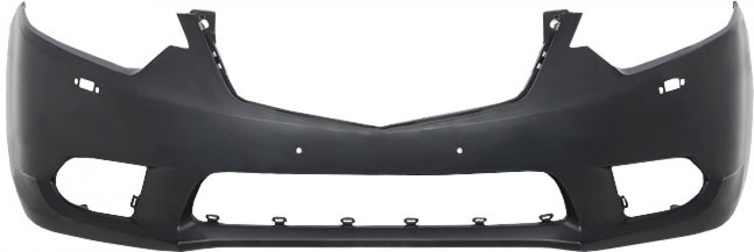 Pare-choc avant pour Honda Accord VIII CU2 2013-2016 en plastique ABS noir