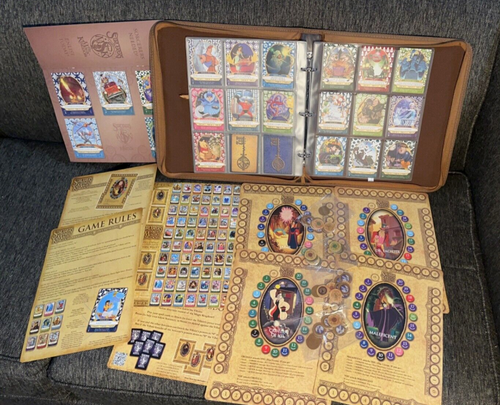 Disney π SOTMK Sorcerer Complete Set w/Binder, 226 cards, 4 game boards w/coins - Picture 2 of 24