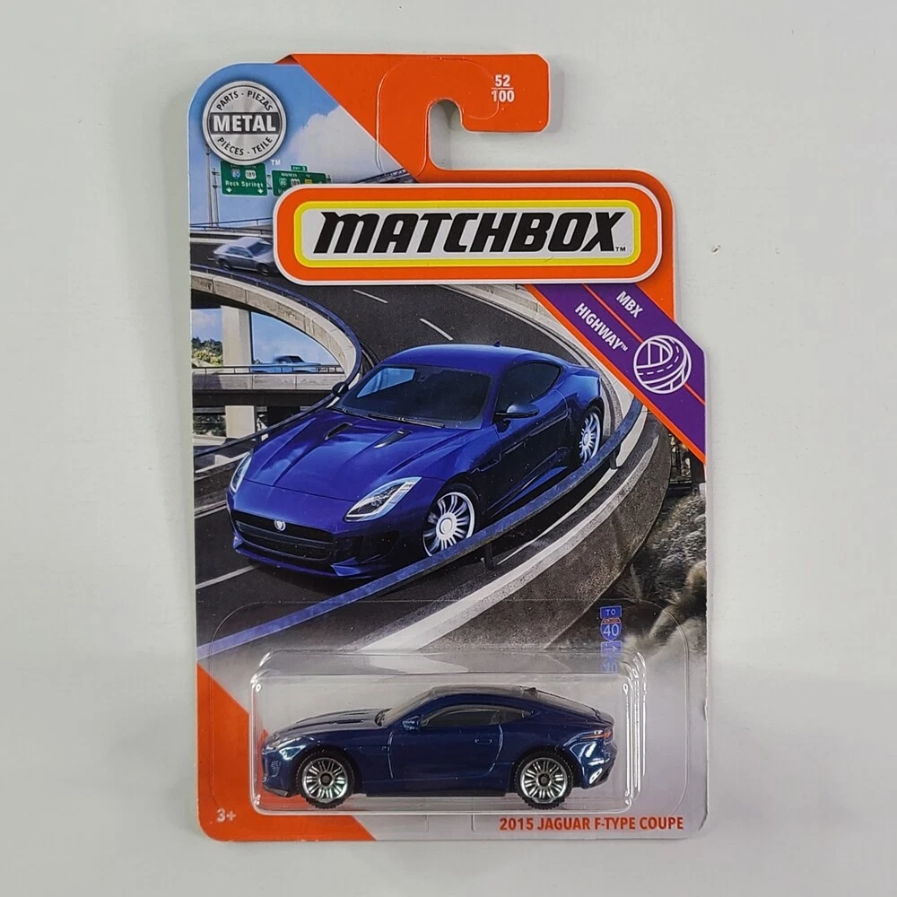 Matchbox 2015 Jaguar F Type Coupe Metalflake Dark Blue