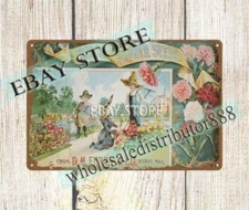 D.M. Ferry & Co. Flower Seed Choice Flower metal tin sign funky home decor