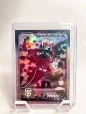 Keaton Winn 2024 Topps Chrome Negative Refractor RC #208 San Francisco Giants