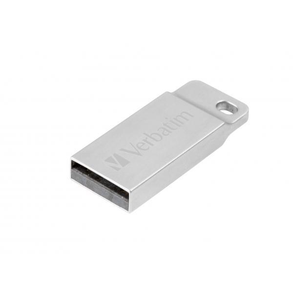 Verbatim PEN DRIVE 32GB METAL EXECUTIVE USB 2.0 (98749) SILVER