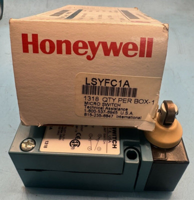 GENUINE Honeywell LSYFC1A Micro Switch Heavy Duty Plunger Roller Limit Switch
