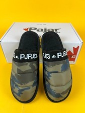 Pajar Canada Stevie Mule Slippers Womens 37 M Olive Green Camo Slip On Flats NWB