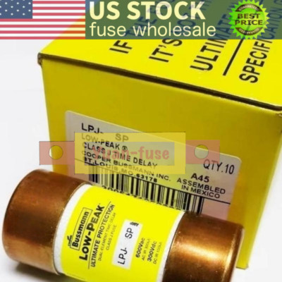 10PCS LPJ35SP Bussmann LPJ-35SP 35A 600Vac LOW-PEAK Dual-element Time Delay Fuse
