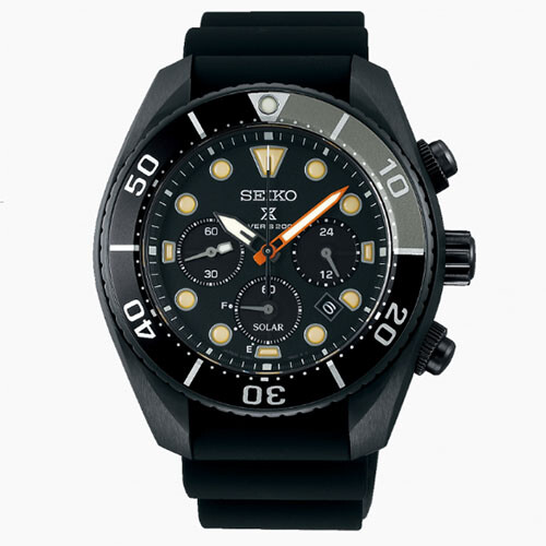 本日のみ！SEIKO クロノグラフ 腕時計 ブラック Latest New Seiko Prospex SSC761J1 Chrono Black Series Limited