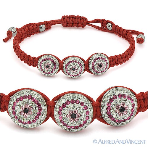 Evil Eye Turkish Nazar Greek Hamsa Judaica Kabbalah Charm Friendship Bracelet - Picture 6 of 8