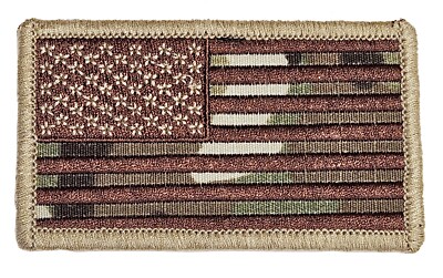 Tan Cheek Rest Stock Riser + Multicam FLAG Patch for Ruger M77
