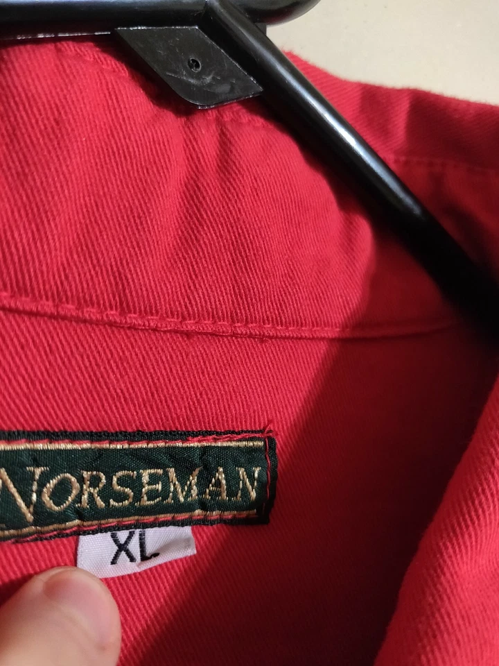 复古 Red Wing 鞋 靴子 美国制造 L/S 纽扣 棉法兰绒衬衫 - 男式 XL — 第 4/4 张图片