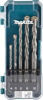 Makita D-72877 Steinbohrer-Set 5 Teilig In Aufbewahrungsbox Rundschaft