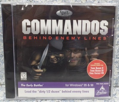 Video Game PC Commandos Behind Enemy Lines NEW SEALED Jewel No back insert