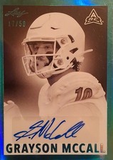 2021 Leaf Memories 1960 Base Autographs Spectrum Gold#BW-GM2 Grayson McCall