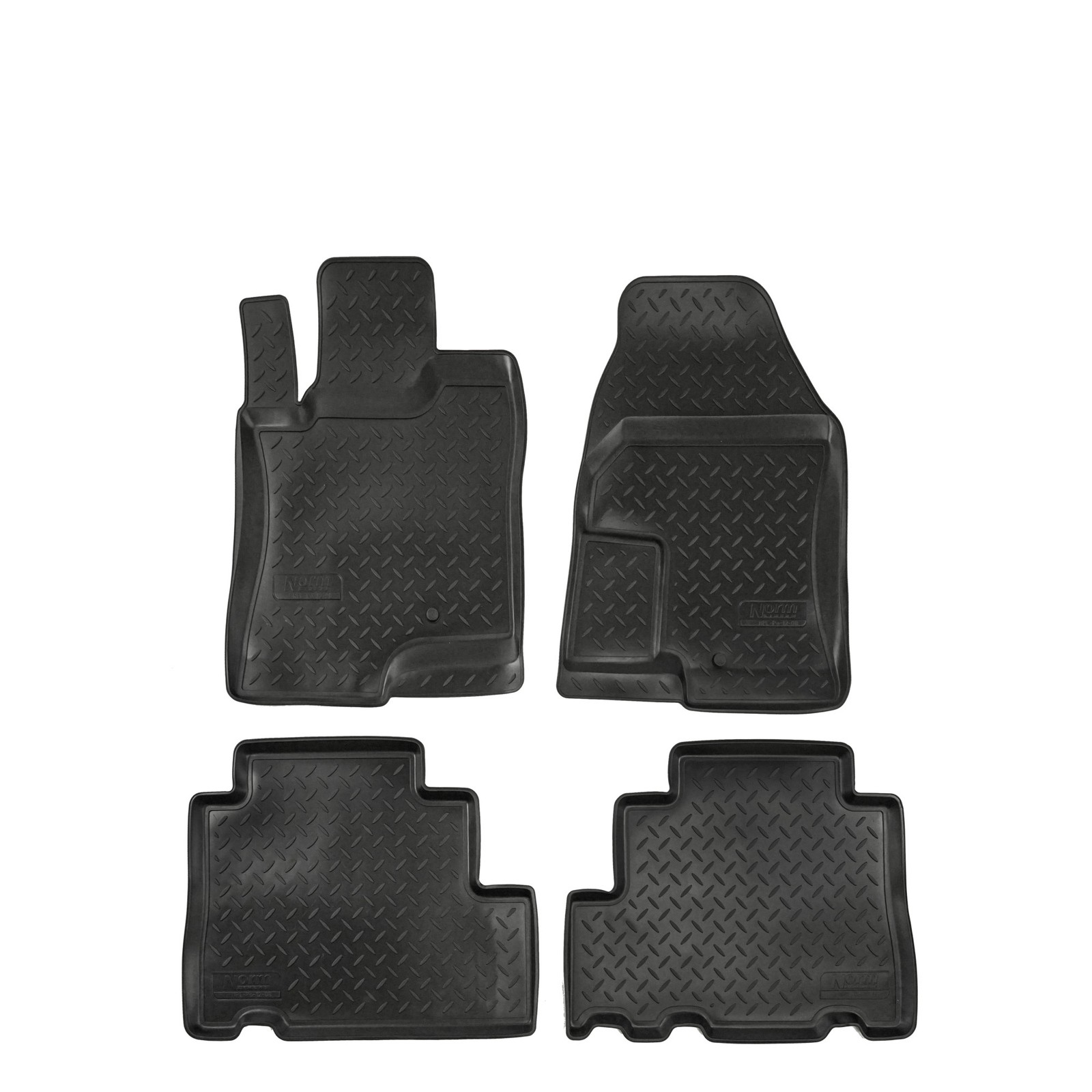 Tapis de sol caoutchouc 3D étanche et anti-boue pour Chevrolet Captiva 2006-2012
