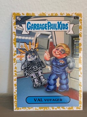 2023 Topps GPK Intergoolactic Val Voyager Gold /50 #47b SP Garbage Pail Kids