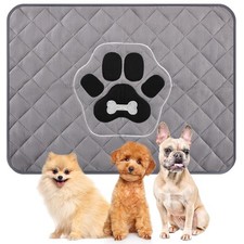 BIZWHALE Reusable Pee Pad for Dogs 18"x24", Washable Dog Pee Pad with TPU Wat...