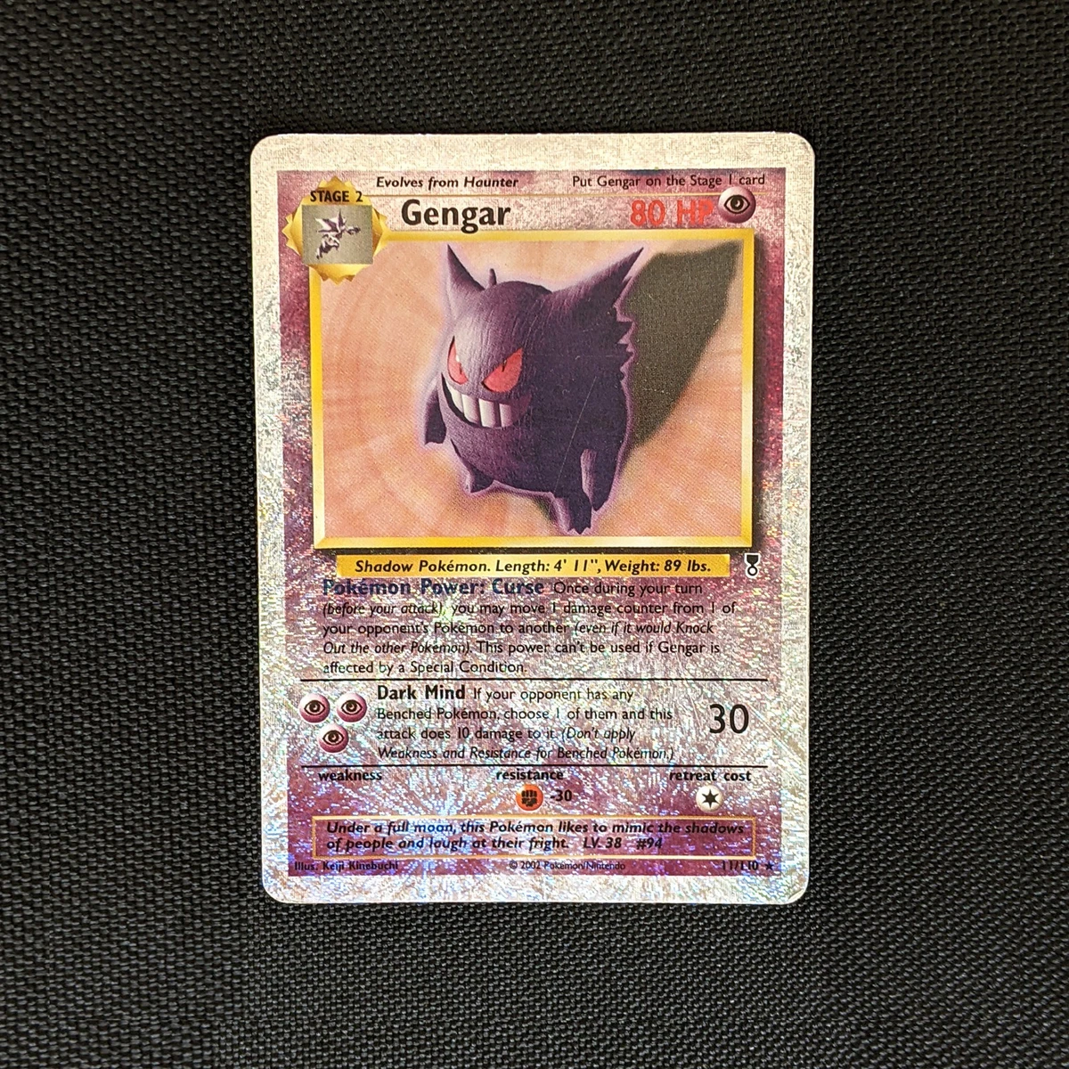 Gengar Pokémon TCG Legendary Collection Individual Collectible