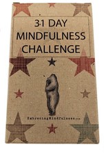 31 Day Mindfulness Challenge Cards - Take One a for a Month 70Mm X 120Mm