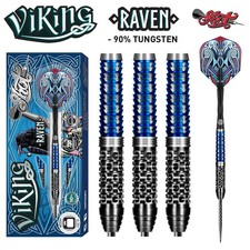 Shot Viking Raven 90 Tungsten Steel Tip Darts- 23gm- FREE SHIPPING