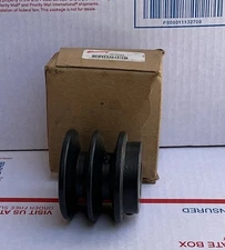 Zoro Select 2BK271 In Fixed Bore 2 Groove V-Belt Pulley 2.85 In Od