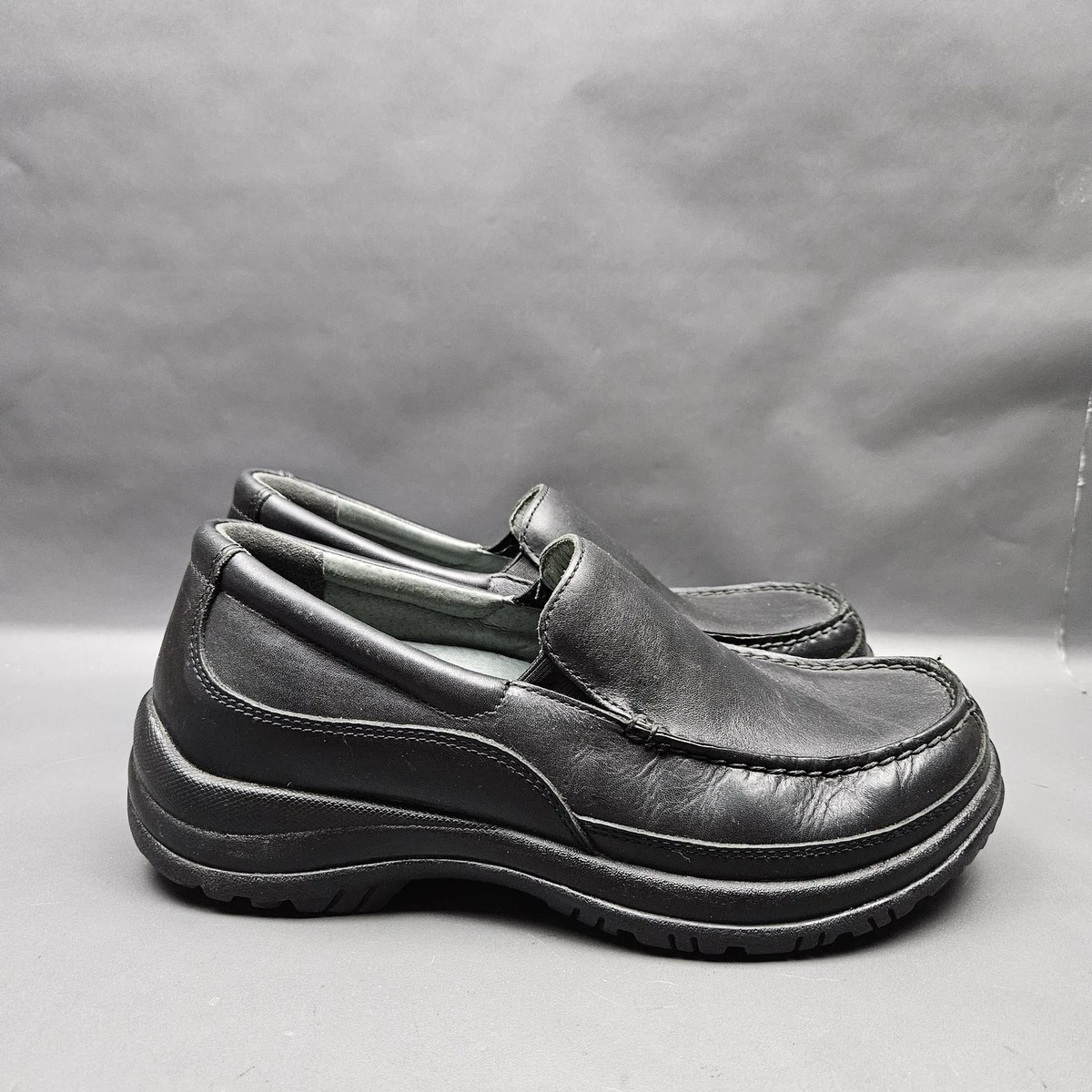 Dansko Shoes Mens 43 Loafer Slip On Casual Black Leather Theo Career Comfort Lorri Black Tumbled – Dansko main image 4