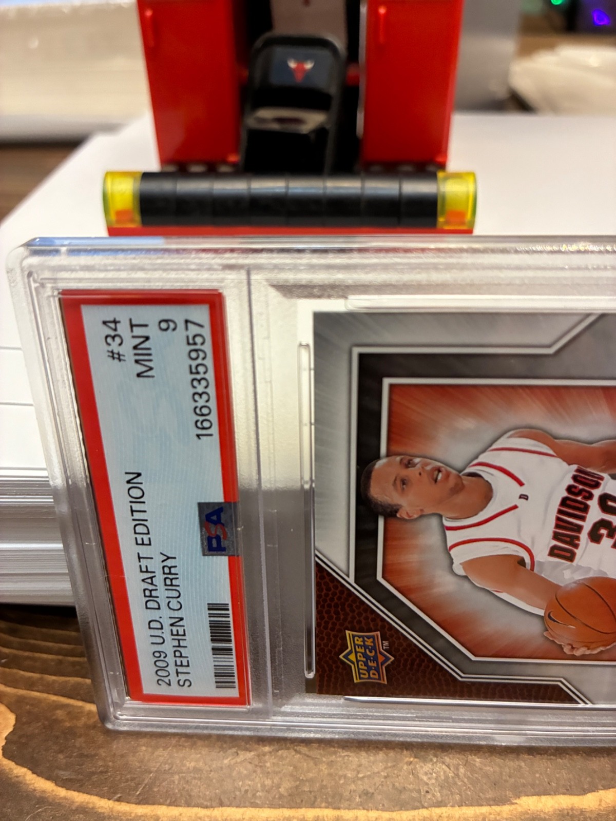 Psa 9 2009-10 Upper Deck Draft Edition - Stephen Curry #34 (RC) view 5