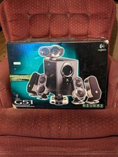 Logitech G51 Surround Sound Speaker System with Subwoofer in Box