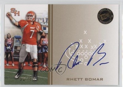 2009 Press Pass Signings Gold 92/99 Rhett Bomar #PPS-RB Rookie Auto RC 0f8
