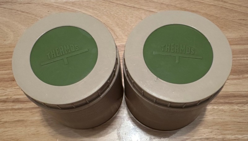 VTG Lot Set 2 Thermos Insulated Jar Soup Keeper #1155  Made in USA Free Shipping