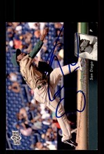 Signed Baseball Card Auto Luis Perdomo 2010 Upper Deck #415 San Diego Padres